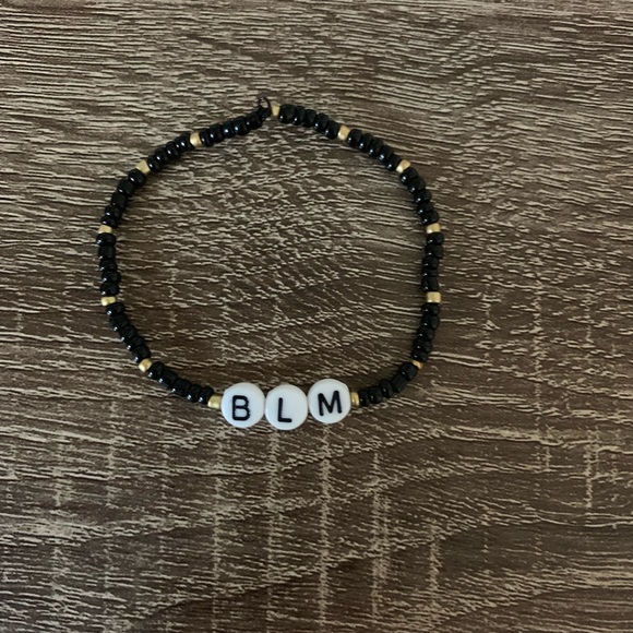 BLM black lives matter beaded bracelet - Picture 2 of 2